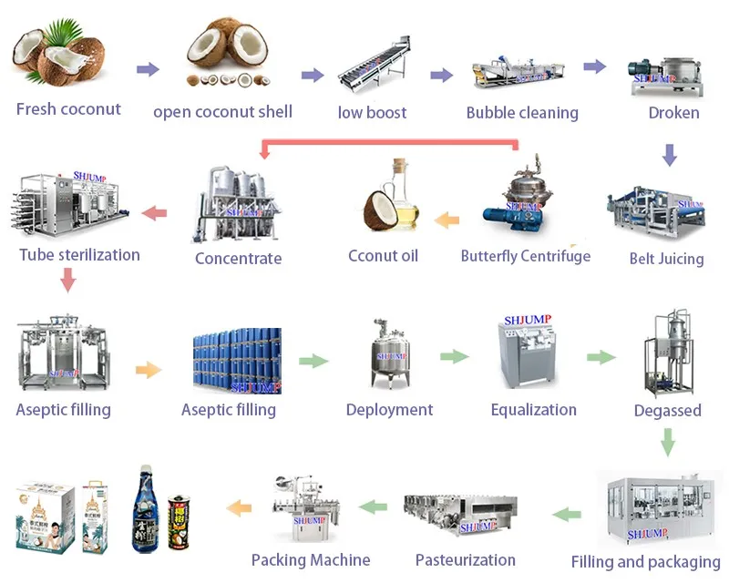 flow chart of coconut flow chart of coconut